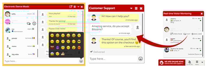 Flyzoo Chatroom Screenshot